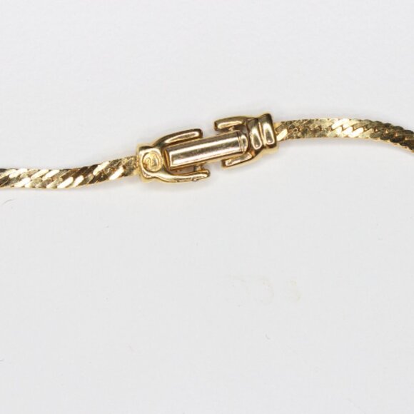 Vintage 1980s Swarovski Rainbow Gradient Baguette Necklace and Earring Set vtg - Picture 5 of 6